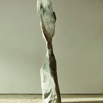 Sculpture titled "phrase simple" by Cédric Rouze, Original Artwork, Stone