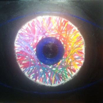 Painting titled "Hypnose" by Cedric Waucquez, Original Artwork