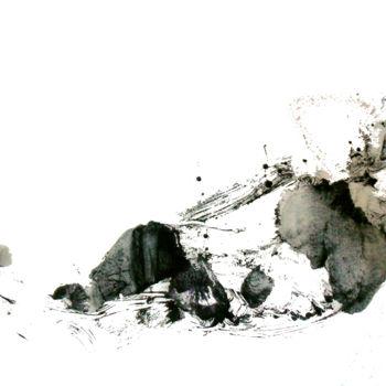 "homme-allonge.jpg" başlıklı Tablo Cédric Huwé tarafından, Orijinal sanat, Hava fırçası