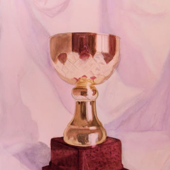 Pintura titulada ""la copa" ACUARELA" por Jose Luis Perez Muñoz, Obra de arte original