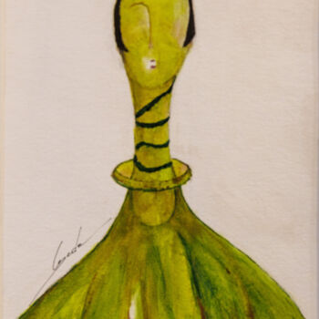 绘画 标题为“L'absinthe” 由Cegede, 原创艺术品, 墨