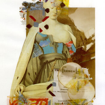 Collages intitulée "mémoires 01/memorie…" par Celia Regina, Œuvre d'art originale, Collages