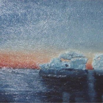 제목이 "icebergs"인 미술작품 Celina Portocarrero로, 원작