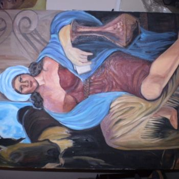 Pintura intitulada "cigana" por Celina De Araújo Lessa Paiva, Obras de arte originais