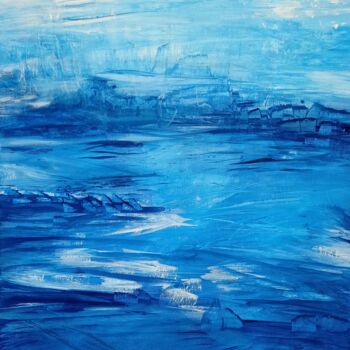 Painting titled "Silence 3" by Céline Boussugue, Original Artwork, Acrylic