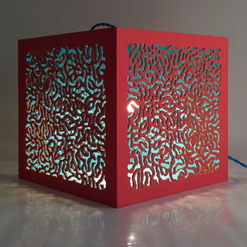 Artcraft titled "Coral, lampe balade…" by Looïs Design, Original Artwork