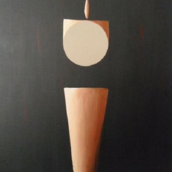Painting titled "Déception" by Céline Corre, Original Artwork, Acrylic