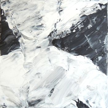 Painting titled "gris" by Celine Leynaud, Original Artwork, Acrylic