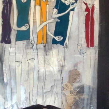 「Mâles cintrés」というタイトルの絵画 Céline Maheによって, オリジナルのアートワーク