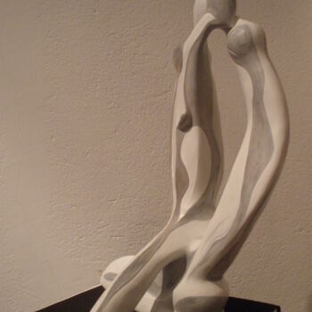 Скульптура под названием "LES AMANTS" - Céline Pariggi (Wen Dao), Подлинное произведение искусства, Терракота