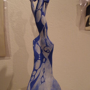 Sculpture titled "vanitée" by Céline Pariggi (Wen Dao), Original Artwork, Ceramics