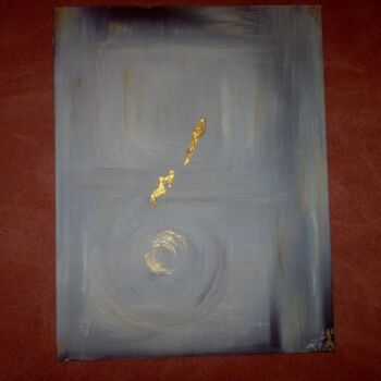 Painting titled "ATTRACTION terrestr…" by Celine Vernet, Original Artwork, Oil