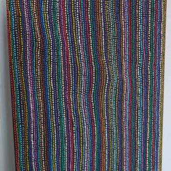 Peinture intitulée "lignes" par Celine Chesnier, Œuvre d'art originale, Acrylique