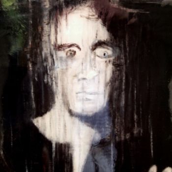 Pintura intitulada "Anti-portrait" por Cel Ine, Obras de arte originais, Óleo