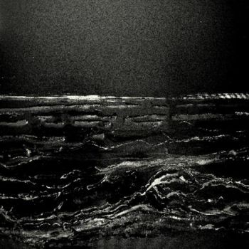Pittura intitolato "Marine Noir" da Cel Ine, Opera d'arte originale, Olio