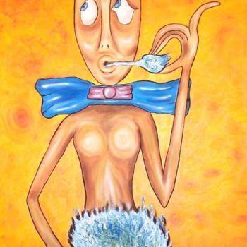 Painting titled "Degustation" by Celine Galarneau - Sissi, Original Artwork