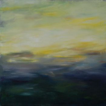 Peinture intitulée "petite aube" par Céline Laforêt, Œuvre d'art originale