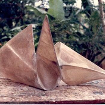 Sculpture intitulée "tensão" par Celso Cunha Neto, Œuvre d'art originale