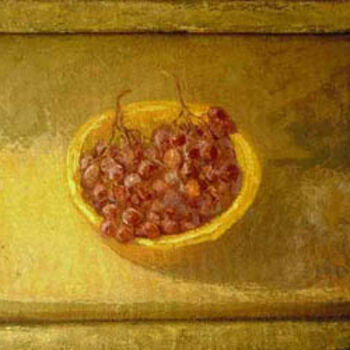 Peinture intitulée "Raisins" par Mumtaz Celtik, Œuvre d'art originale