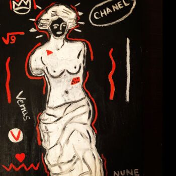Pintura intitulada "Venus Milos" por Nune Shakhparonyan, Obras de arte originais, Óleo Montado em Armação em madeira