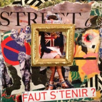 Collages intitulée "Street Style" par Centlad Colle Girl, Œuvre d'art originale, Collages