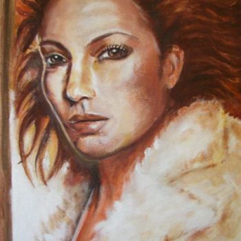 Pintura titulada "Retrato" por Cristina Centurion, Obra de arte original