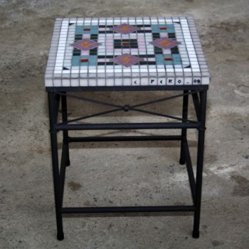 Ремесла под названием "Table Perse" - Cepero, Подлинное произведение искусства