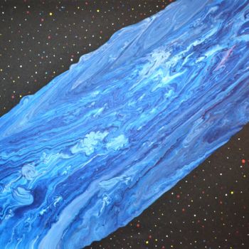 Painting titled "Travelling galaxy" by Cerazivka, Original Artwork, Acrylic