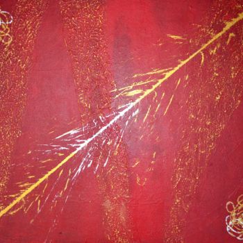 Painting titled "Unfolded line" by Cerazivka, Original Artwork, Acrylic