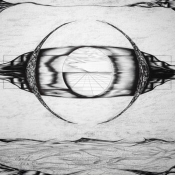 Рисунок под названием "Nautical" - Cerde, Подлинное произведение искусства, Шариковая ручка