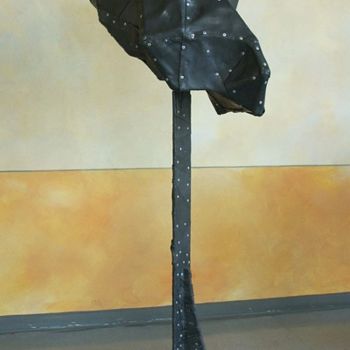 Sculpture intitulée "Tirelire" par Christian Cerisola, Œuvre d'art originale, Techniques mixtes