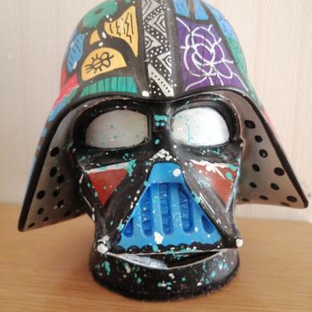 Sculpture titled "Darth Vader N1" by Pinoc, Original Artwork, Plaster