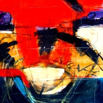 Painting titled "ABSTRACTO" by Cesar Augusto Rincon Gonzalez, Original Artwork