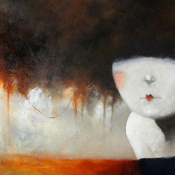 Peinture intitulée "nube" par Cesar Ayllón, Œuvre d'art originale