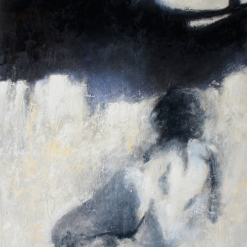 Peinture intitulée "desnudo x, óleo, 10…" par Cesar Ayllón, Œuvre d'art originale