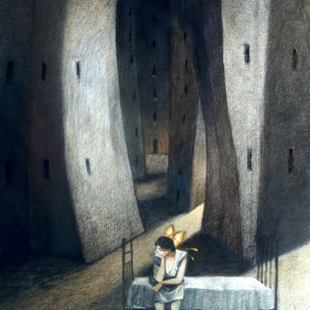 Ζωγραφική με τίτλο "palco" από Cesar Ayllón, Αυθεντικά έργα τέχνης