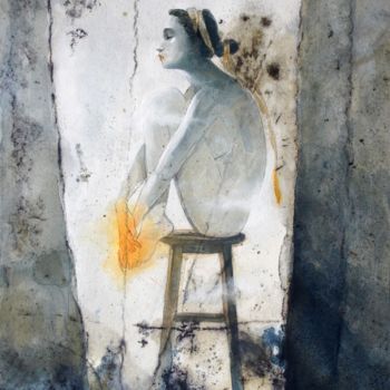 Картина под названием "silencio" - Cesar Ayllón, Подлинное произведение искусства