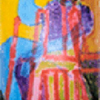Peinture intitulée "Jean Edern-1" par Charley Supper-Bertho, Œuvre d'art originale, Huile