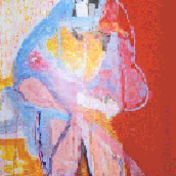 Картина под названием "Jean Edern-2" - Charley Supper-Bertho, Подлинное произведение искусства, Масло