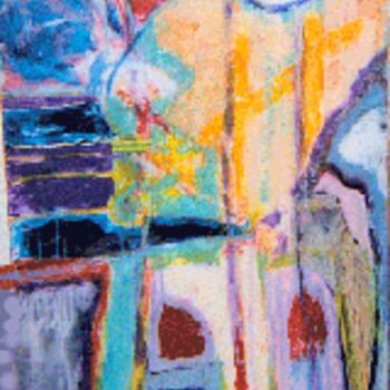 Peinture intitulée "Personnage assis" par Charley Supper-Bertho, Œuvre d'art originale, Huile