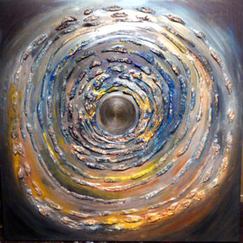 Peinture intitulée "BIG BANG THEORIE" par Ceef, Œuvre d'art originale