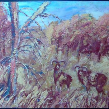 Malarstwo zatytułowany „Vida en el bosque” autorstwa C F Vay, Oryginalna praca, Olej