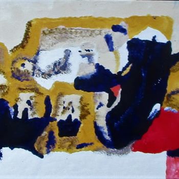 Картина под названием "Étude 8C" - Claude Gascon, Подлинное произведение искусства, Витражная роспись