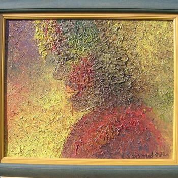 Painting titled "REMINISCENCE" by Corinne Gayraud, Original Artwork, Oil