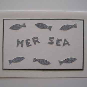 Ζωγραφική με τίτλο "MER SEA !" από Corinne Gayraud, Αυθεντικά έργα τέχνης, Λάδι