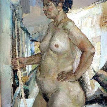 Painting titled "woman" by Jia Chunguang, Original Artwork