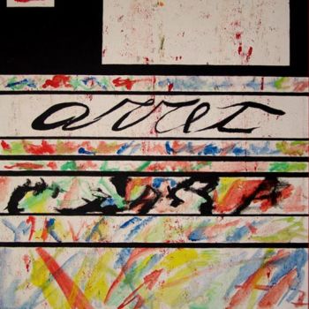 Pittura intitolato "arret.jpg" da Massimo Nicotra, Opera d'arte originale