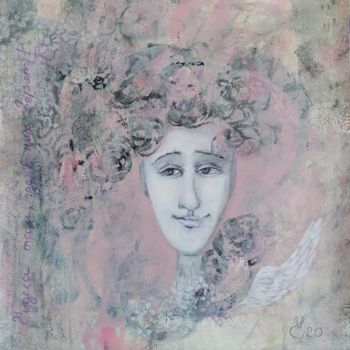 Peinture intitulée "Розовые мечты" par Zhenya Chetverugina (Zhenya Che), Œuvre d'art originale, Acrylique