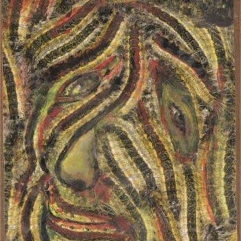 Pintura titulada "El señor de la orug…" por Chabacan, Obra de arte original