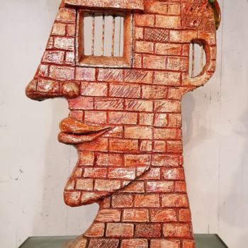Sculpture intitulée "LE PRISONNIER" par Louis Chabaud, Œuvre d'art originale, Argile